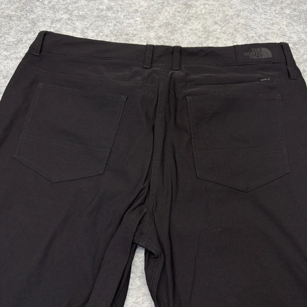 The North Face Hiking Pants Men 36R (L) Stretch Nylon Black Solid NF0A5J96
